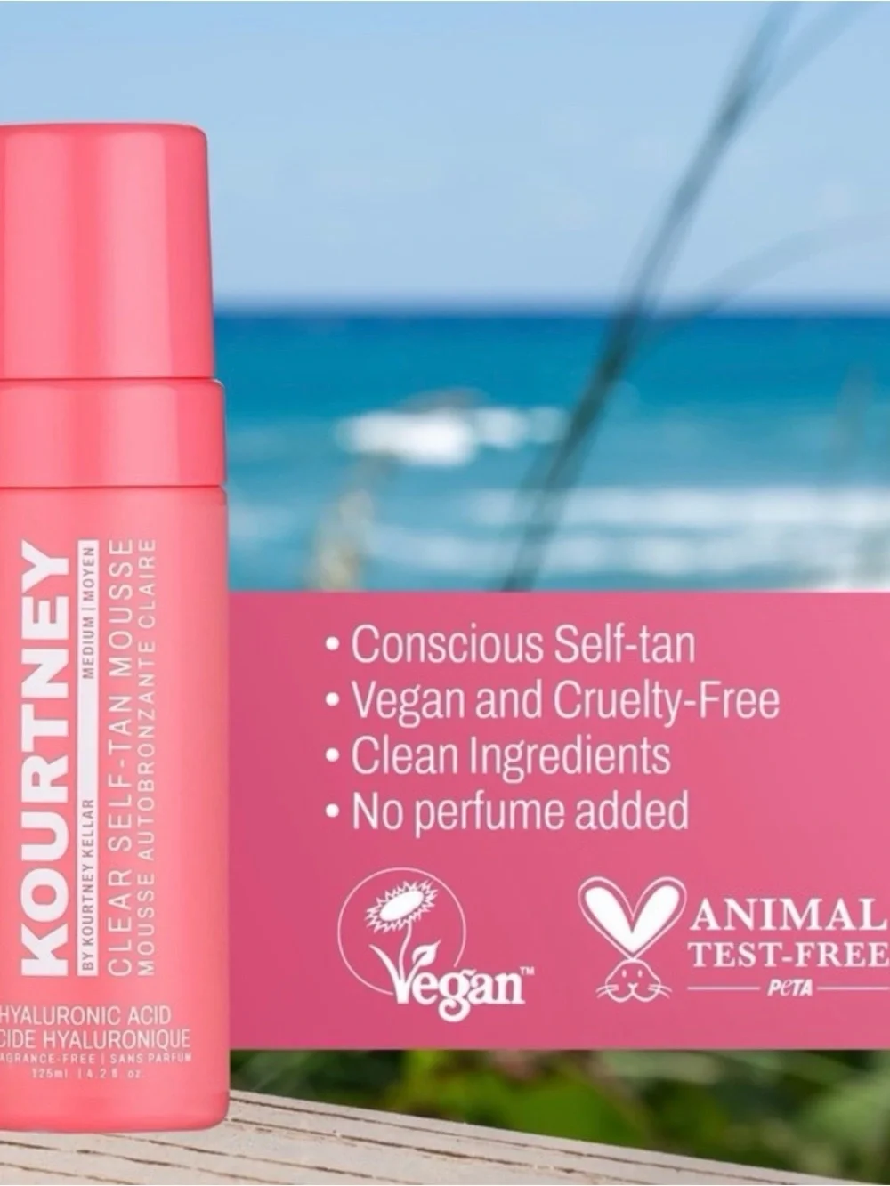 Kourtney Clear Self-Tan Mousse — NWOT